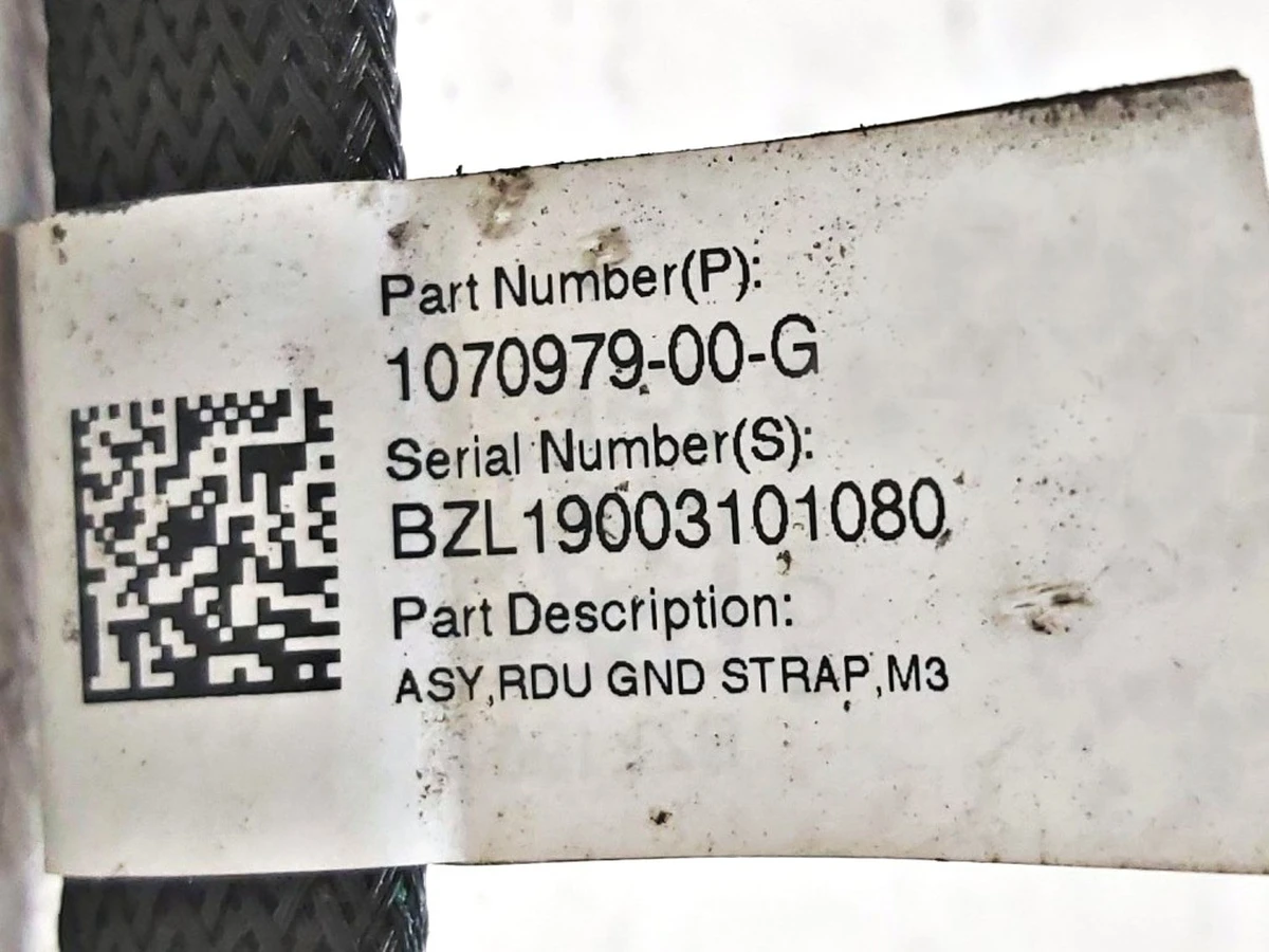22 Коса заземлення заднього двигуна Tesla Model 3, Model Y 1070979-00-G