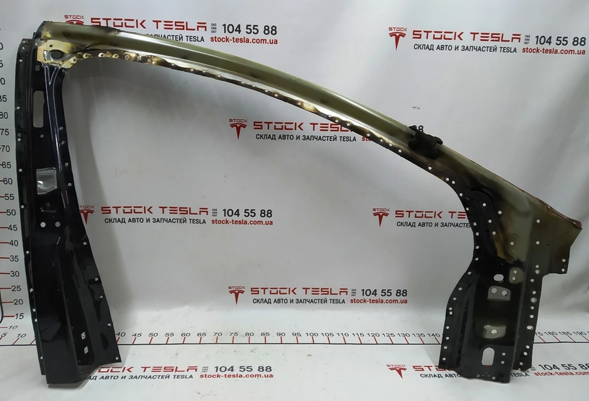 3 Кузовная панель (филенка) стоек А/В (включительно) правая (дефект - обрезаная) Tesla model X 1073193-S0-B