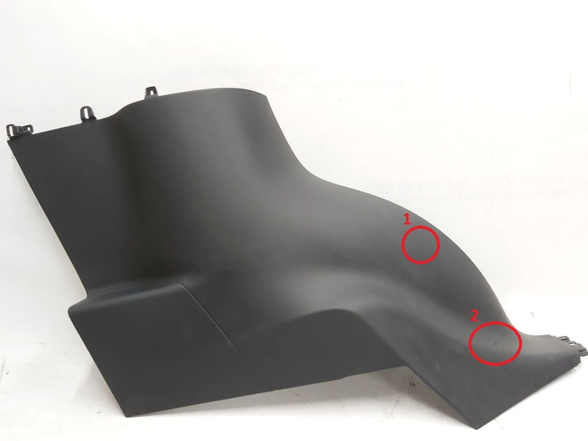 1 Облицювання стійки З ліва з пошкодженням Tesla model X 1073289-90-D