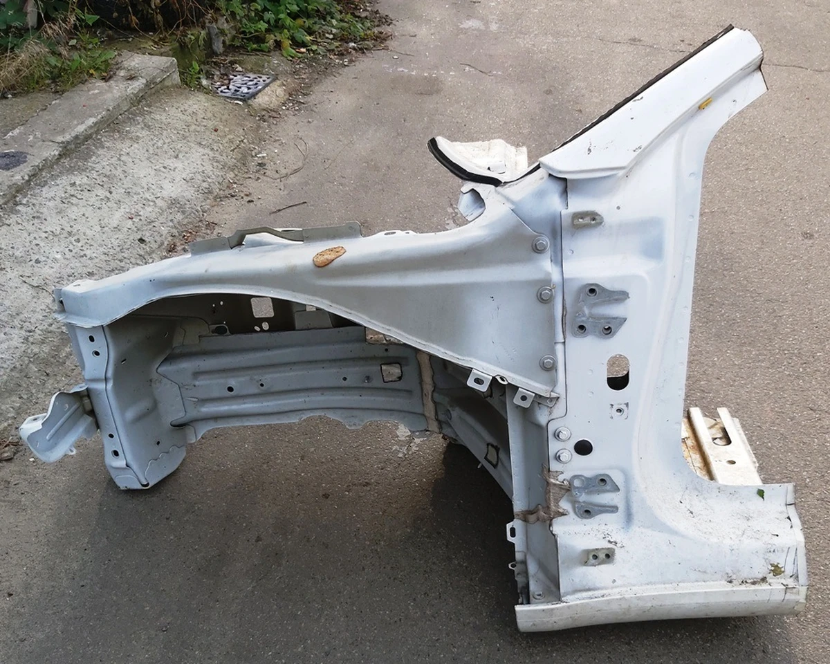 2 Чверть передня ліва стійка A (передня) з лонжероном у зборі PPSW Tesla model 3 1073679-S0-A