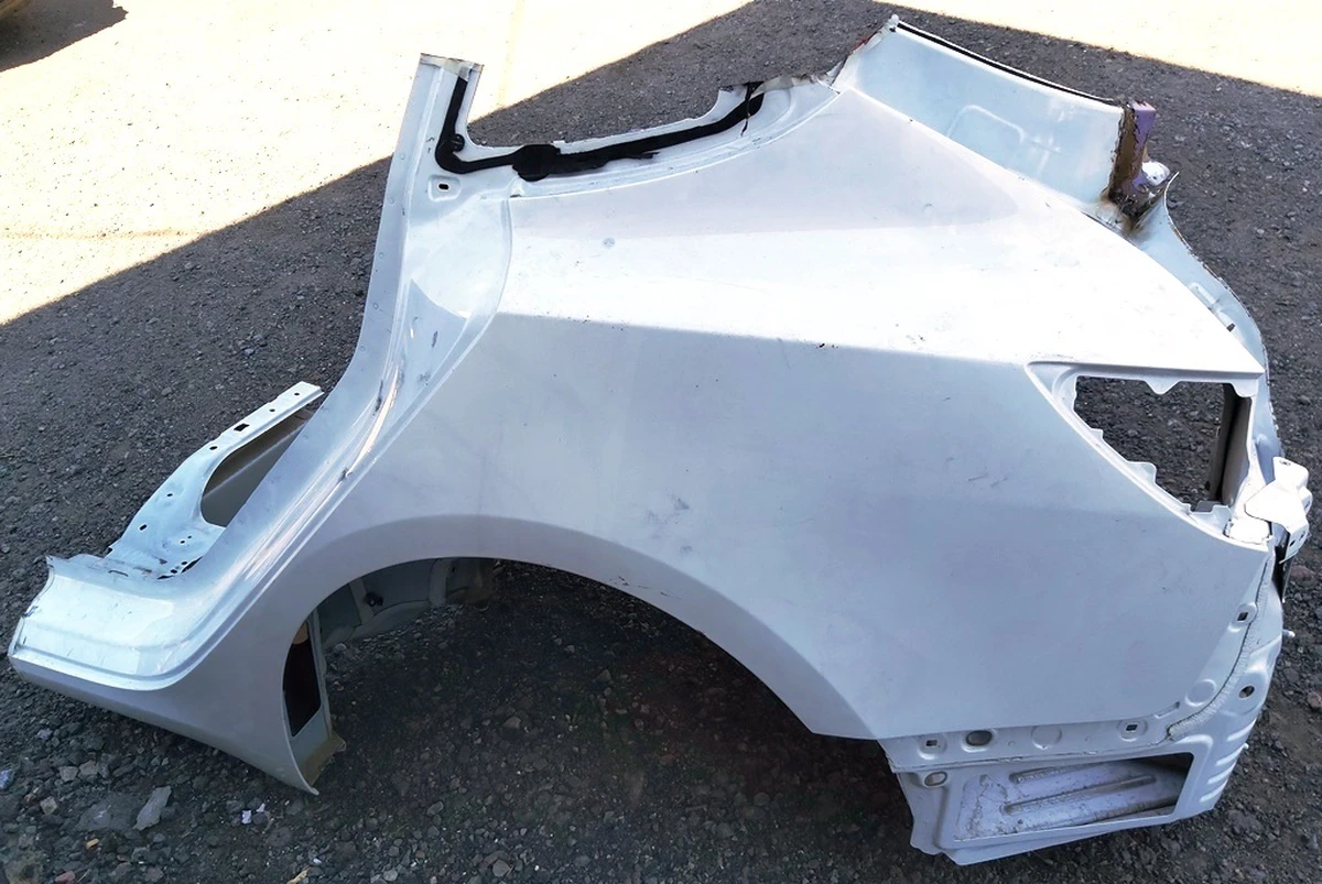 5 Чверть задня ліва частина кузова у зборі з лонжероном PPSW Tesla model 3 1073735-S0-L