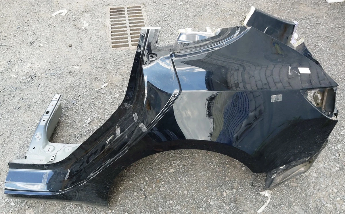 5 Чверть задня ліва частина кузова у зборі з лонжероном PBSB Tesla model 3 1073735-S0-L