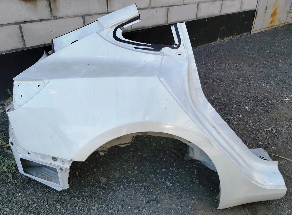 5 Чверть задня права частина кузова в зборі з лонжероном PPSW Tesla model 3 1073736-S0-L