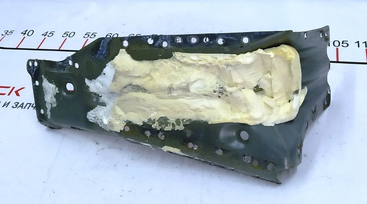 Четверть передняя левая внутренний усилитель моторного щита и стойки А (передней) Tesla model 3 1075945-S0-A