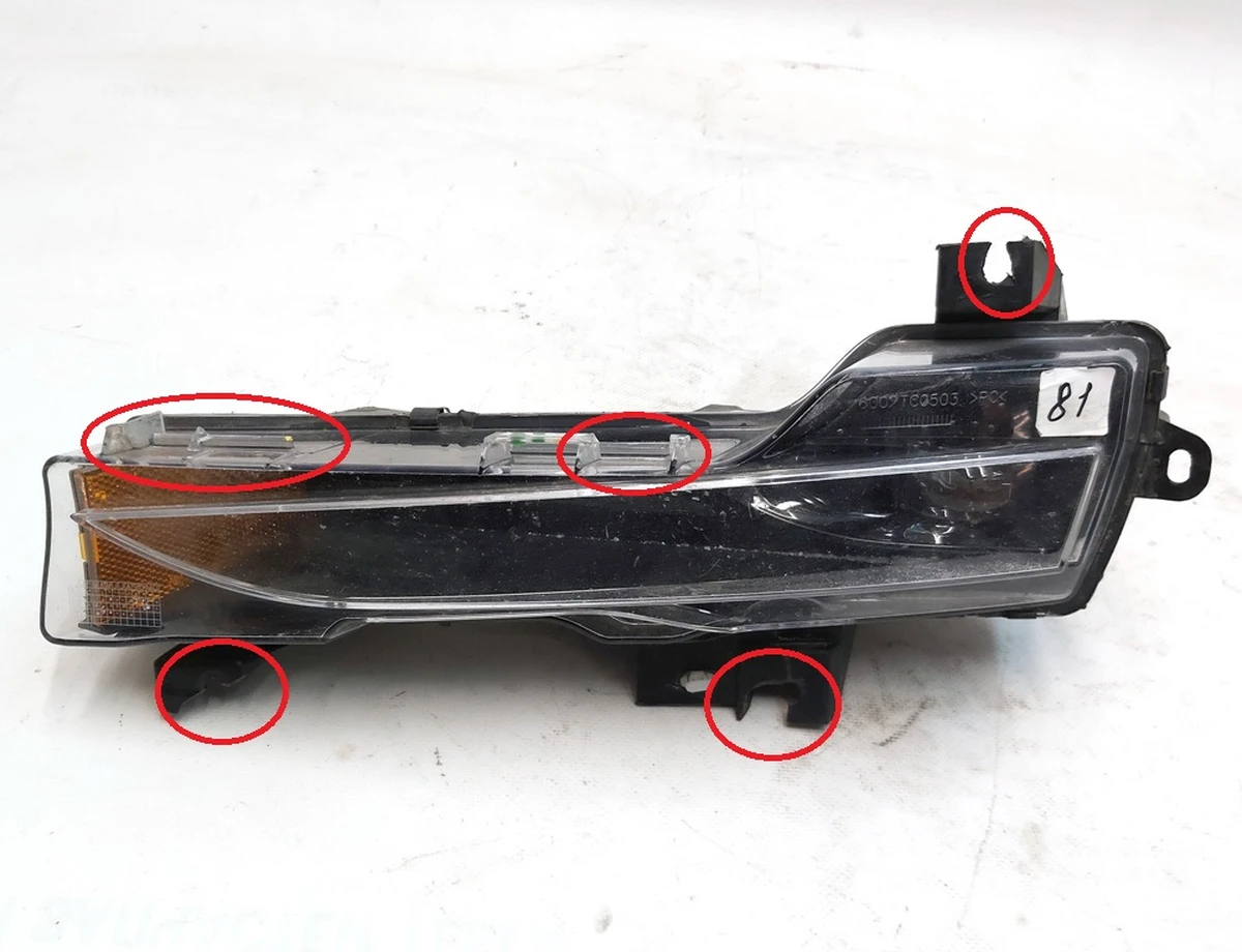 LAMP ASY, FASCIA LAMP, SAE UP-LEVEL, LH Tesla model 3, model Y 1077391-00-F