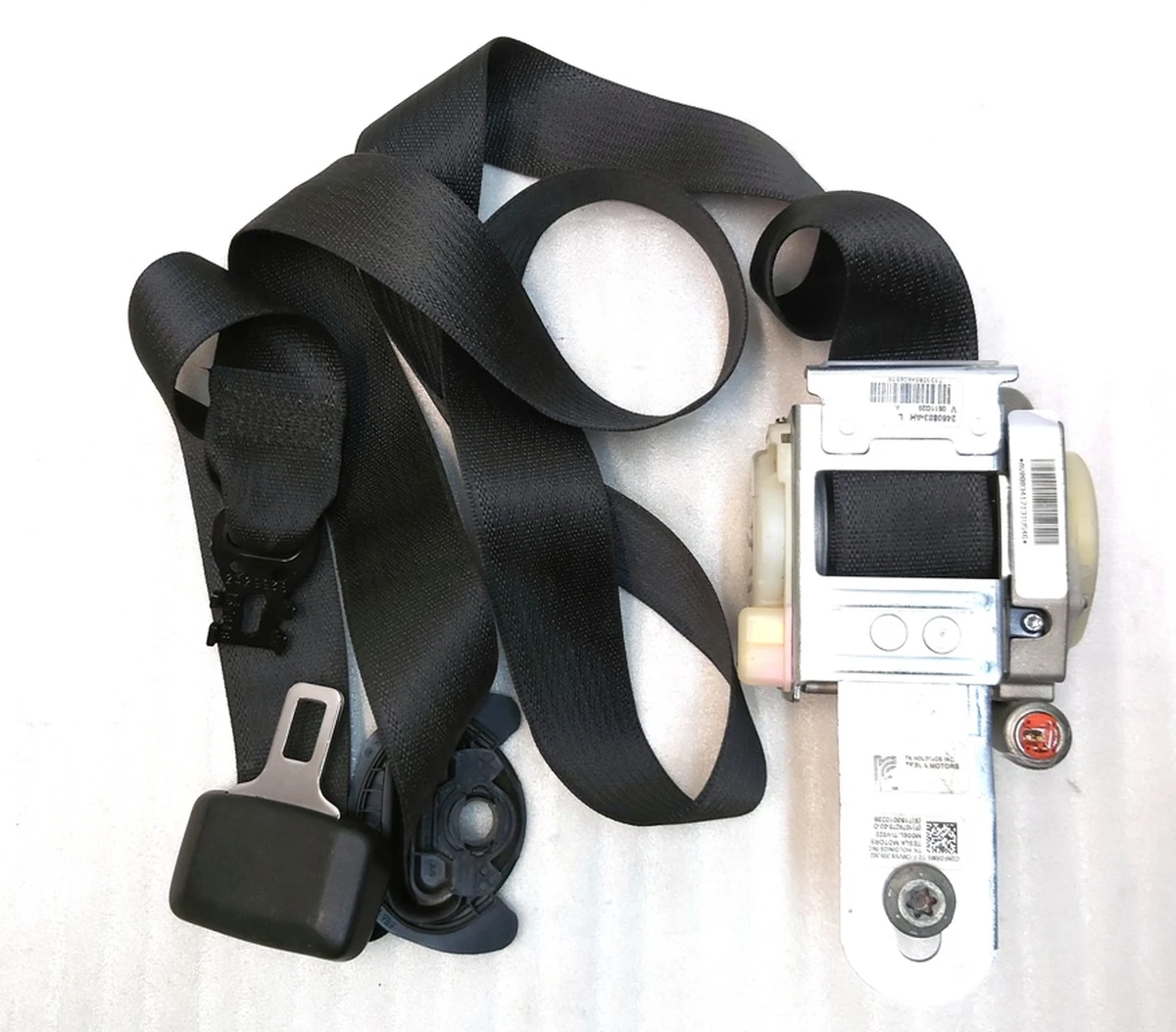 1 Front driver's seat belt (for restoration) Tesla model S REST 1079275-03-D