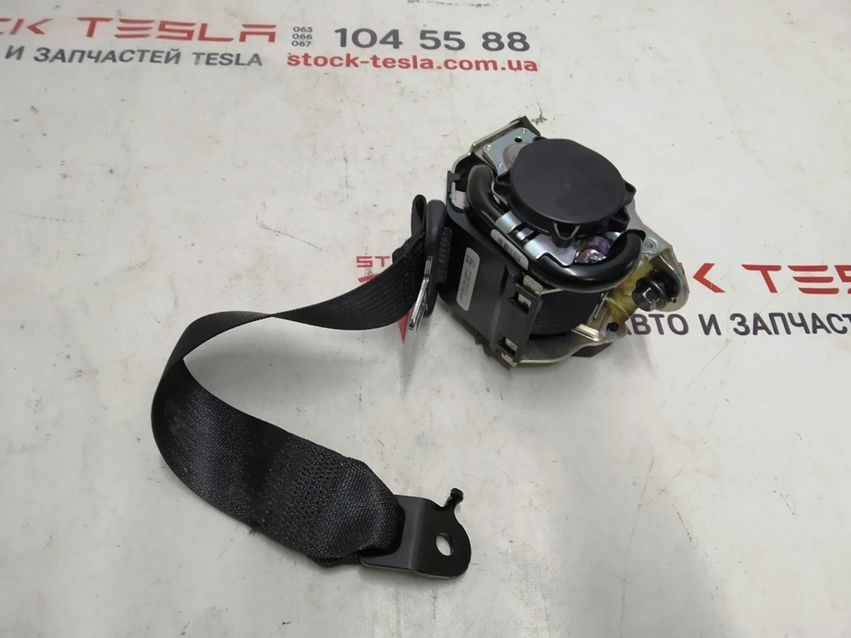 1 SECOND ROW - SEAT BELT RETRACTOR ASSEMBLY - BLACK Tesla model 3 1081281-01-F