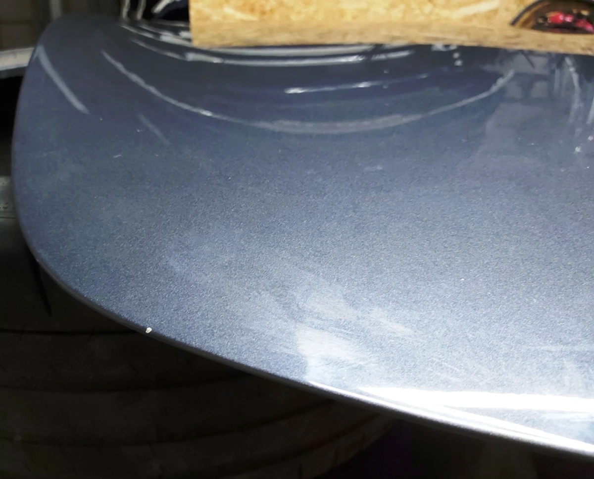 1 Капот MIDNIGHT SILVER METALLIC-PMNG с повреждением Tesla model 3 1081390-12-C