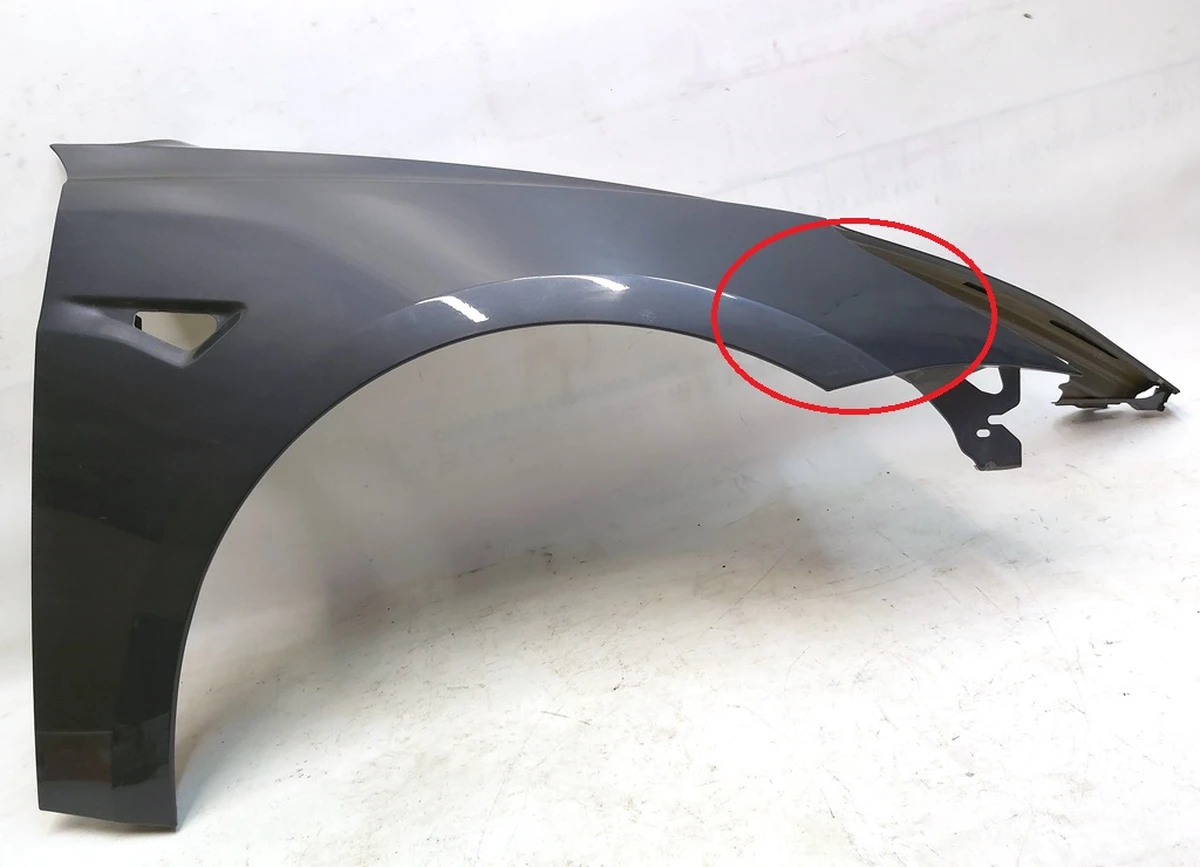 2 Крыло переднее правое MIDNIGHT SILVER METALLIC-PMNG Tesla model 3 1081400-12-D