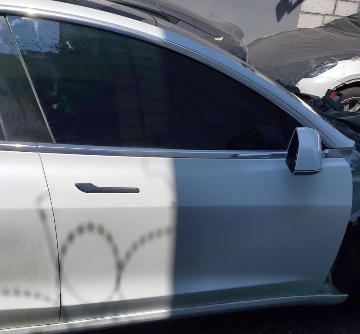 5 Двері передні праві PPSW у зборі Tesla model 3 1081420-11-G