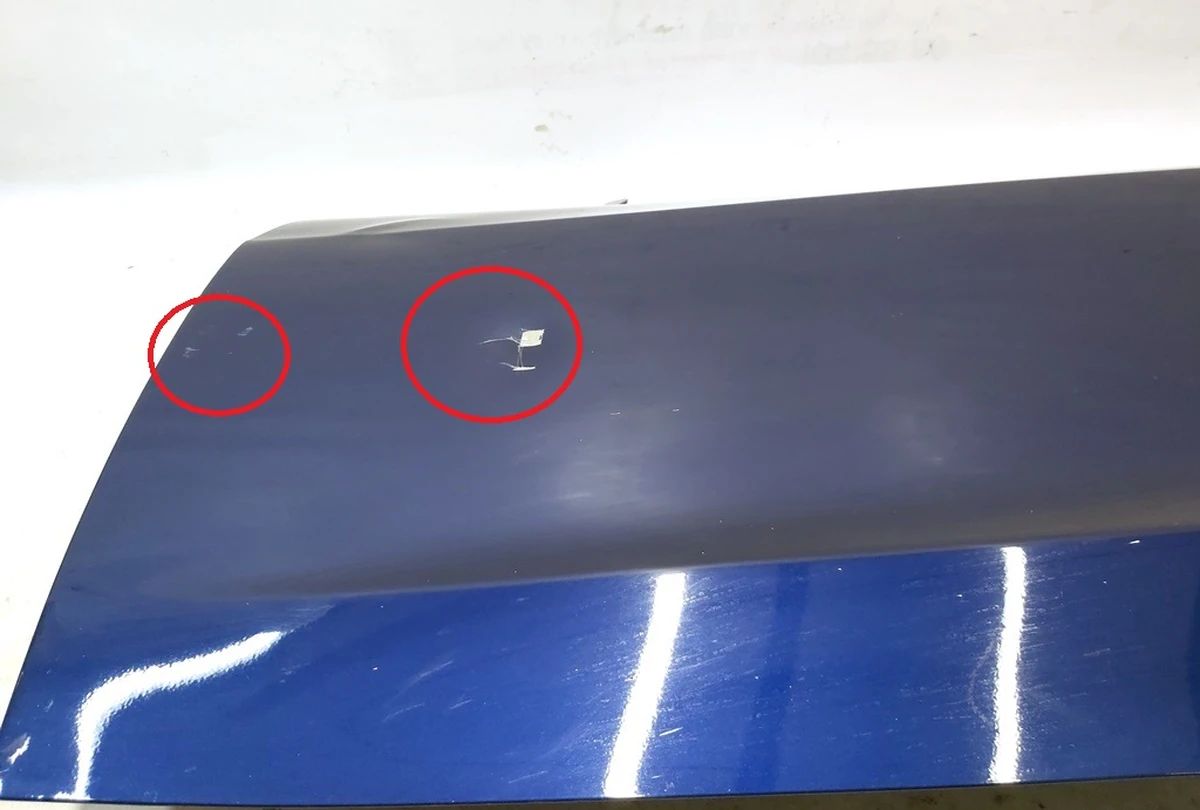 3 Двері передні ліві (метал) PPSB з ущільнювачем з пошкодженням Tesla model 3 1081421-E0-C