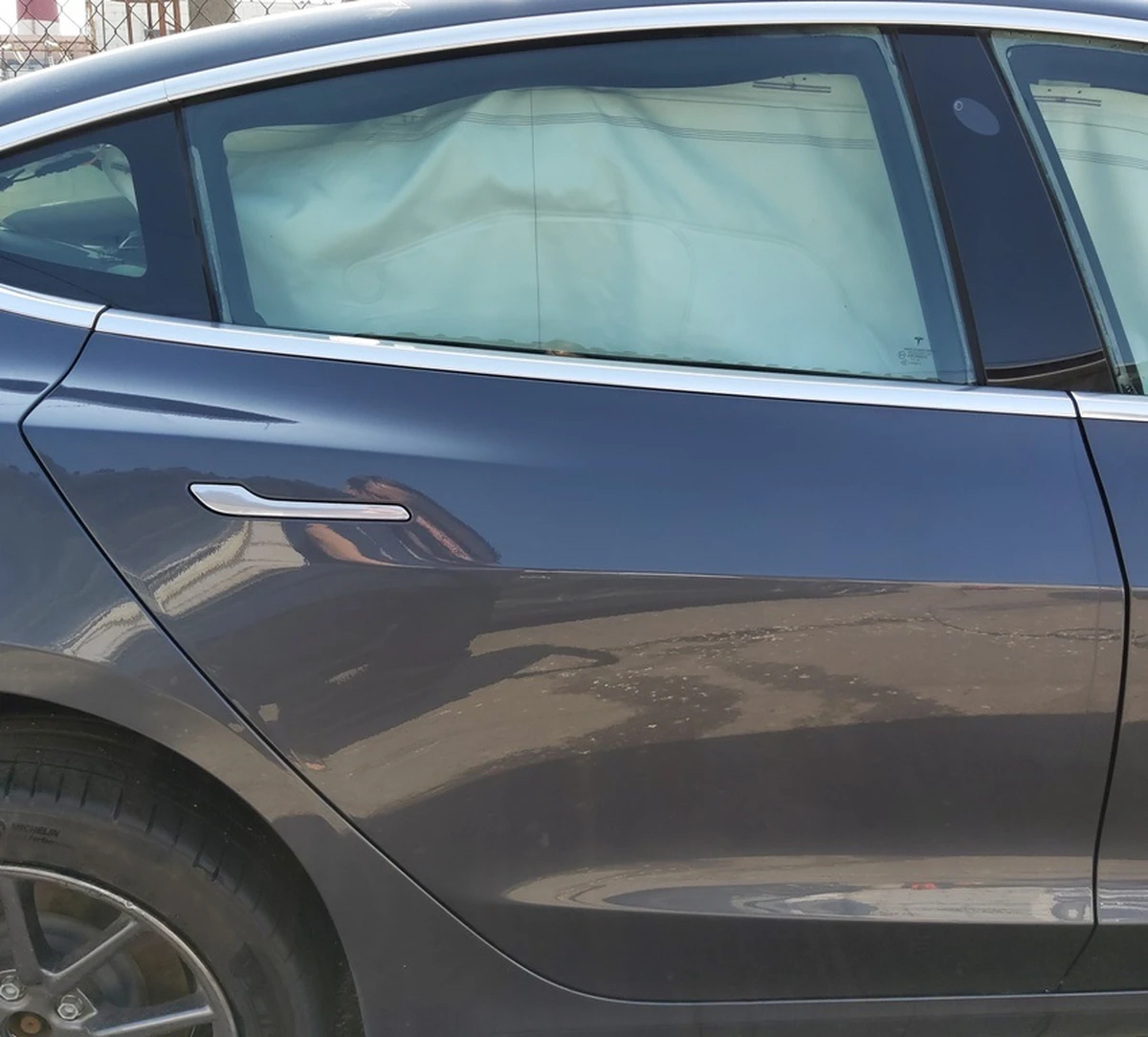 7 Двері задні права PMNG в зборі Tesla model 3 1081440-E0-C