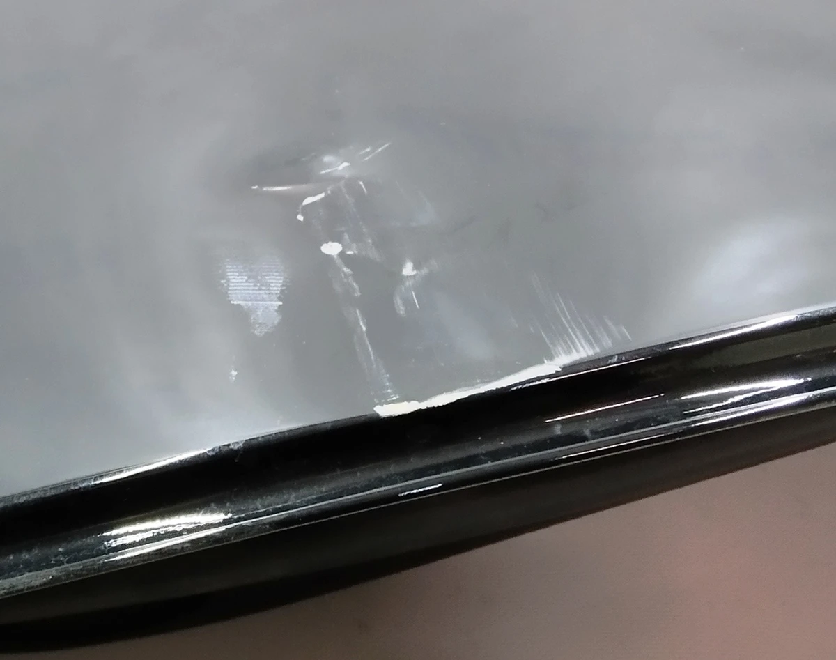 9 Дверь задняя правая (металл) в сборе с уплотнителем (с повреждением) Tesla model 3 1081440-E0-C