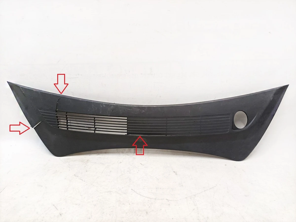 4 Tesla model 3 1081675-00-E underhood box plastic rear with damage.