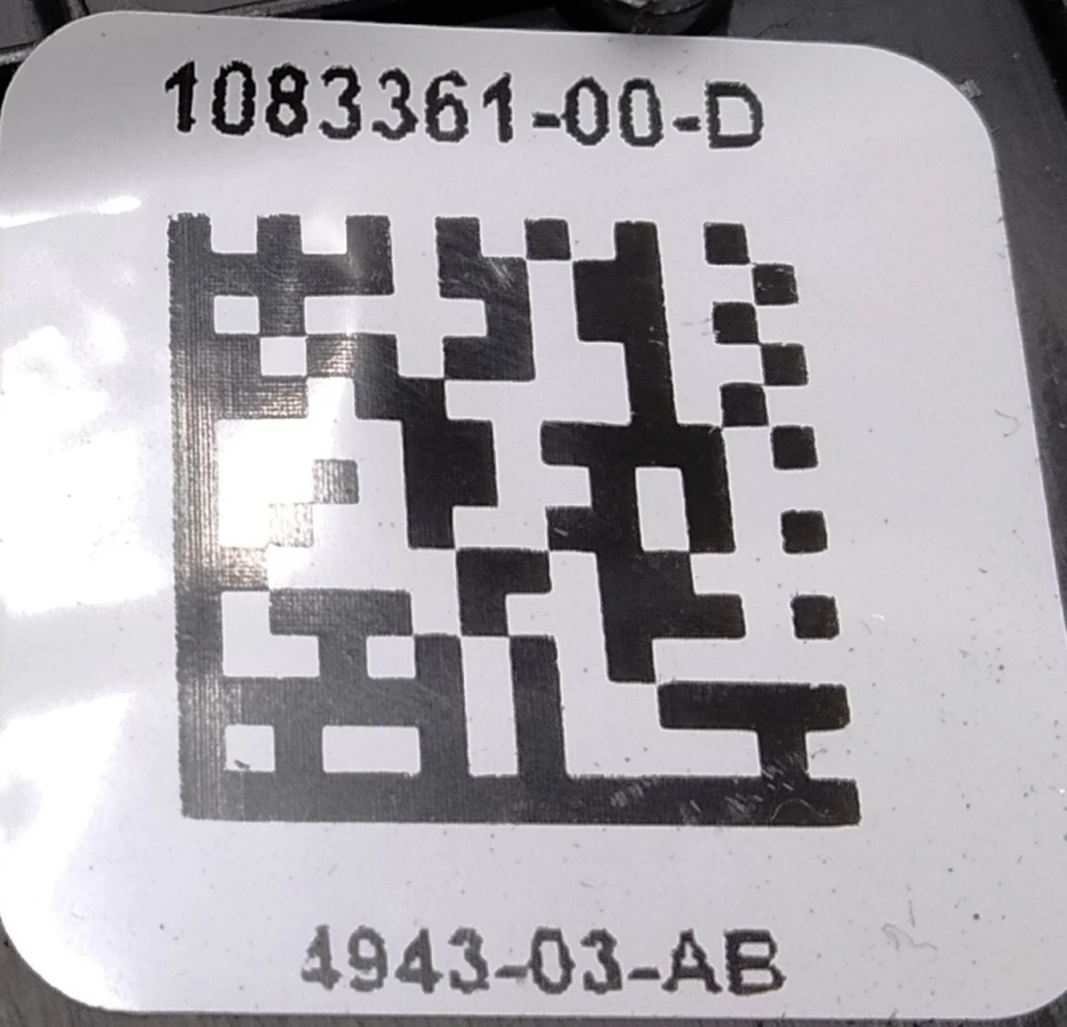 14 INSTRUMENT PANEL - END CAP - SUBSTRATE - LEFT HAND - RIGHT HAND DRIVE Tesla Model 3, Model Y 1083361-00-D