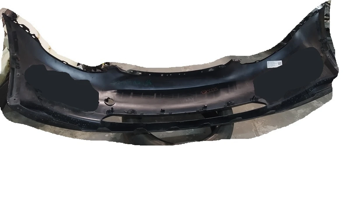 1 Бампер передній SOLID BLACK (PBSB) з кронштейнами парктроніків ( пошкодження) Tesla model 3 1084168-S1-Z.