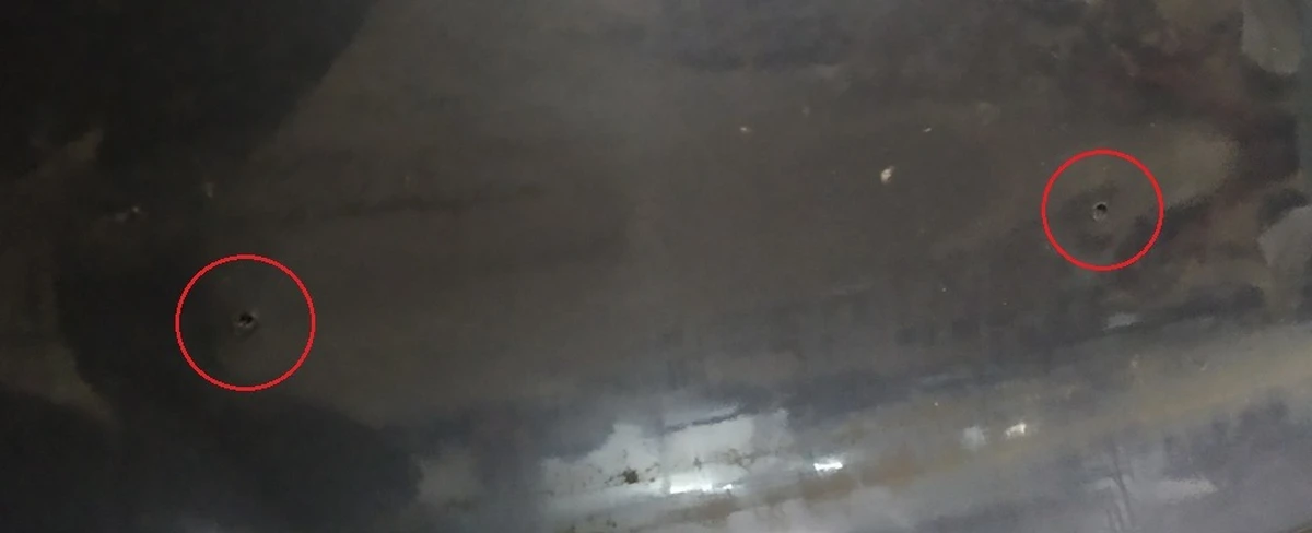 1 Бампер передний MIDNIGHT SILVER METALLIC-PMNG в сборе с кронш. креп. парктроников, противотум. фар и подкрылков (с повреж.) Tesla model 3 1084168-S4-E