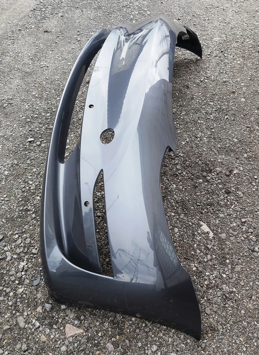 1 Бампер передній MIDNIGHT SILVER METALLIC-PMNG у зборі з кронштейнами парктроніків, протитуманних фар та підкрилок Tesla model 3 1084168-S4-E