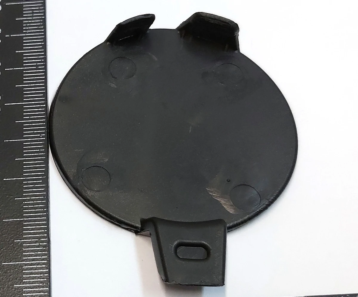 Заглушка бампера переднего BLACK Tesla model 3 1084168-00-E