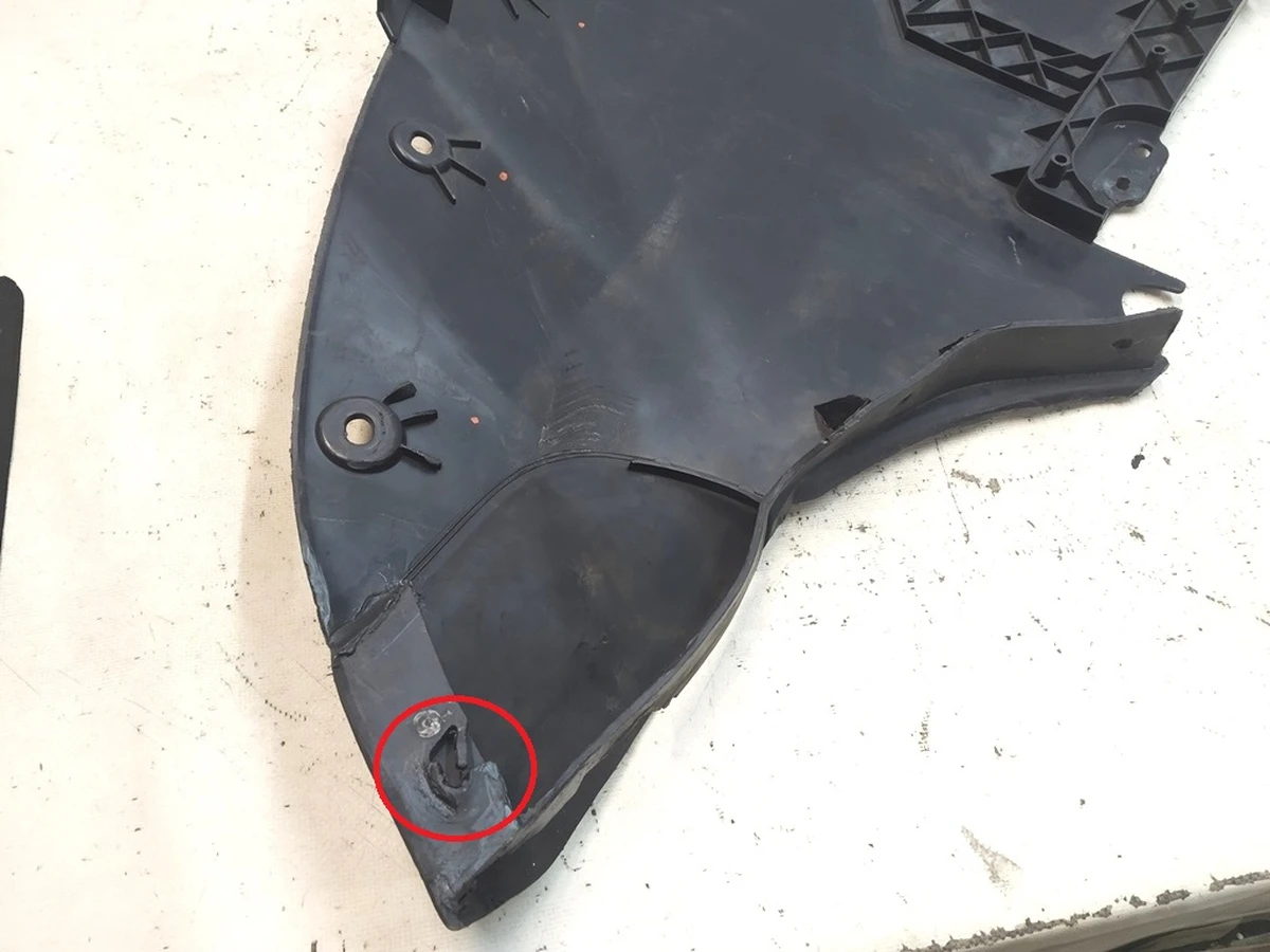 1 LWR VALANCE, FRT FASCIA (OVERMOLD) (fixed) Tesla Model 3 1084174-00-D.