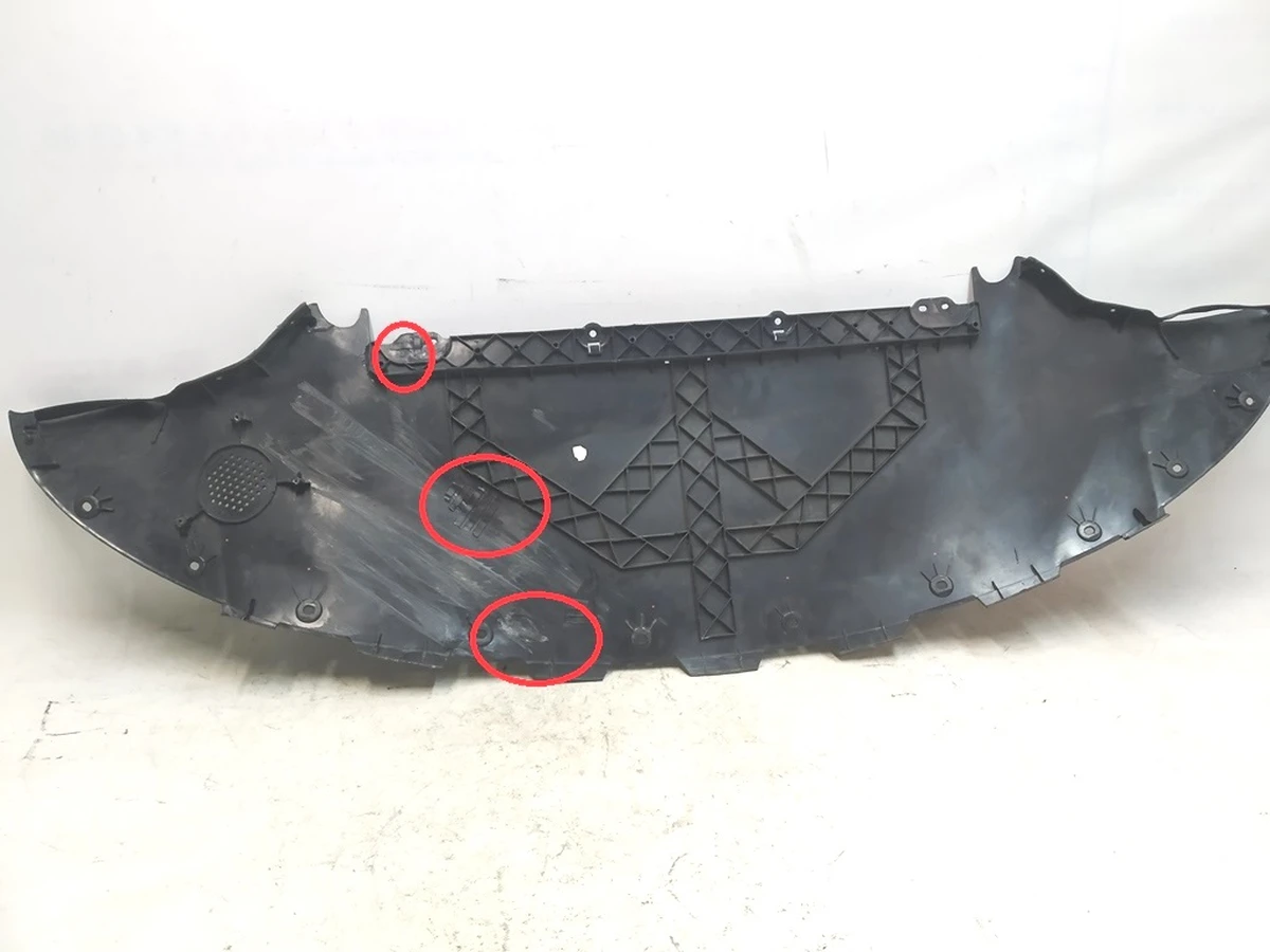 1 LWR VALANCE, FRT FASCIA (OVERMOLD) (fixed) Tesla Model 3 1084174-00-D.