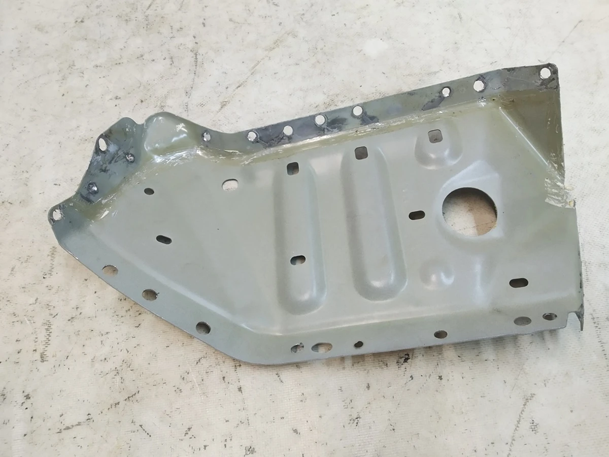 34 Панель примыкания стакана к пластине усиления лонжерона (кузов внутренние панели) Tesla model 3,  model Y 1084686-S0-D