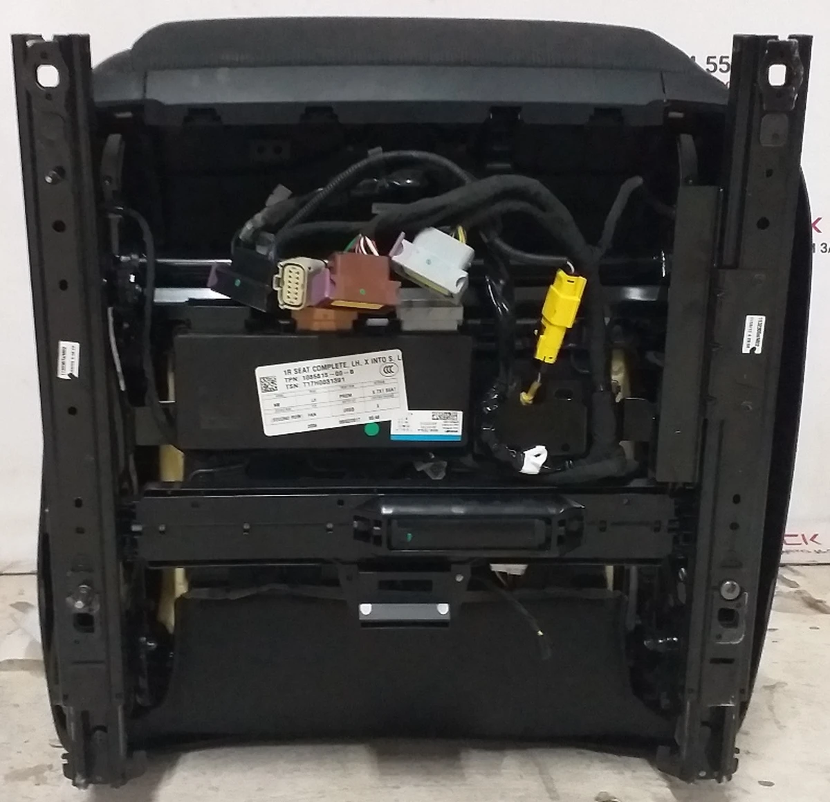 1 Driver's seat assembly (with position memory) X TXT SEAT (GEN 3) Tesla model S REST 1105947-02-B