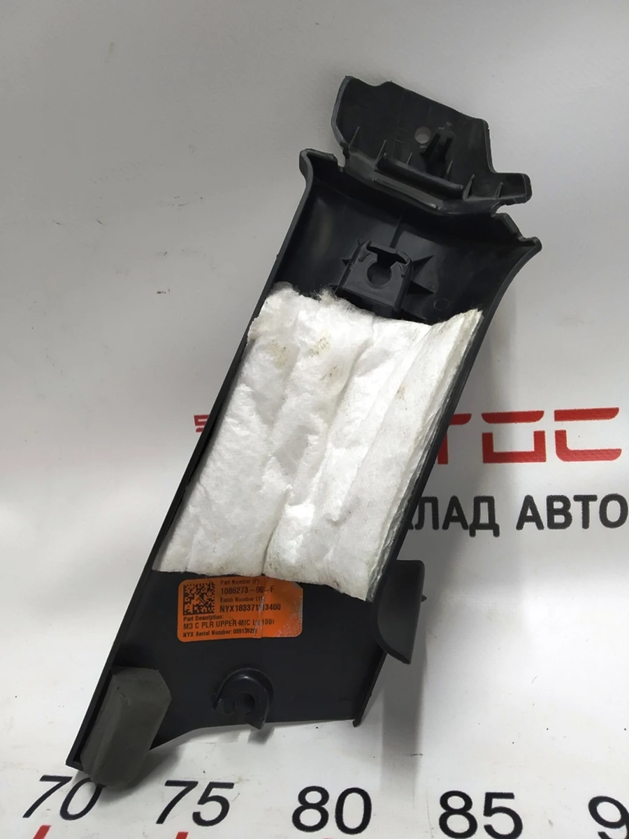 7 Накладка стойки С верхняя левая Tesla model 3 1086273-00-H