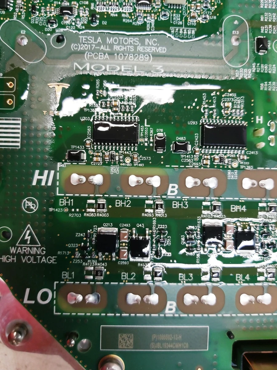 1 Инвертор мотора заднего 1120980 MOSFET (PCBA 1708289) Tesla Model 3, model Y 1079924-15-H