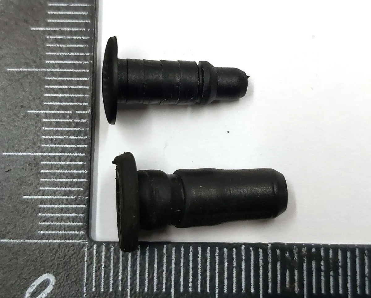 2 Клипса PUSH-PULL RIVET 6.1x2.5-4 PA6 Tesla model X 1088467-00-A