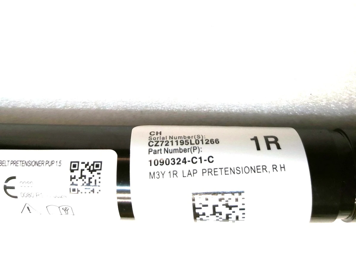 2 Преднатяжитель ременя безпеки переднього правого пасажирського Tesla Model 3, Model Y 1081255-01-C