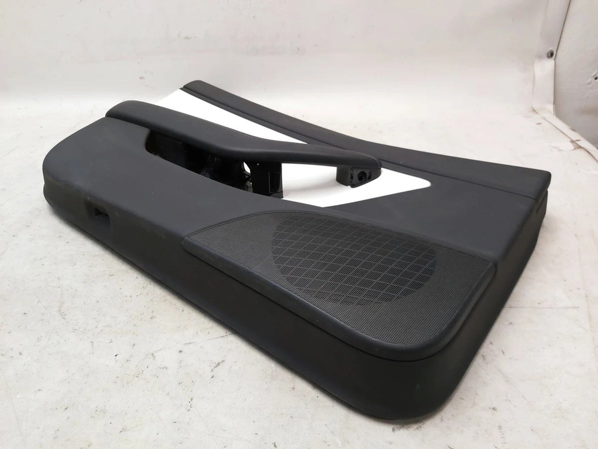 1 DOOR TRIM FRONT, LEFT HAND LEFT HAND DRIVE ASY, PREM WHITE without window lifter unit, speaker with damage Tesla model 3 1090409-92-L