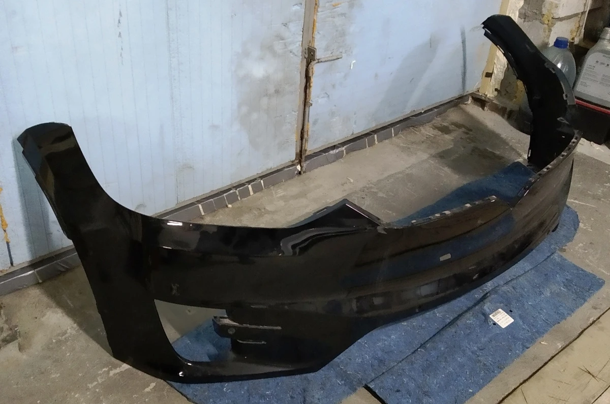 MX FRONT FASCIA 2.5 ASSY, SVC, SOLID BLACK-PBSB (DAMAGED) Tesla model X 1091879-S1-A