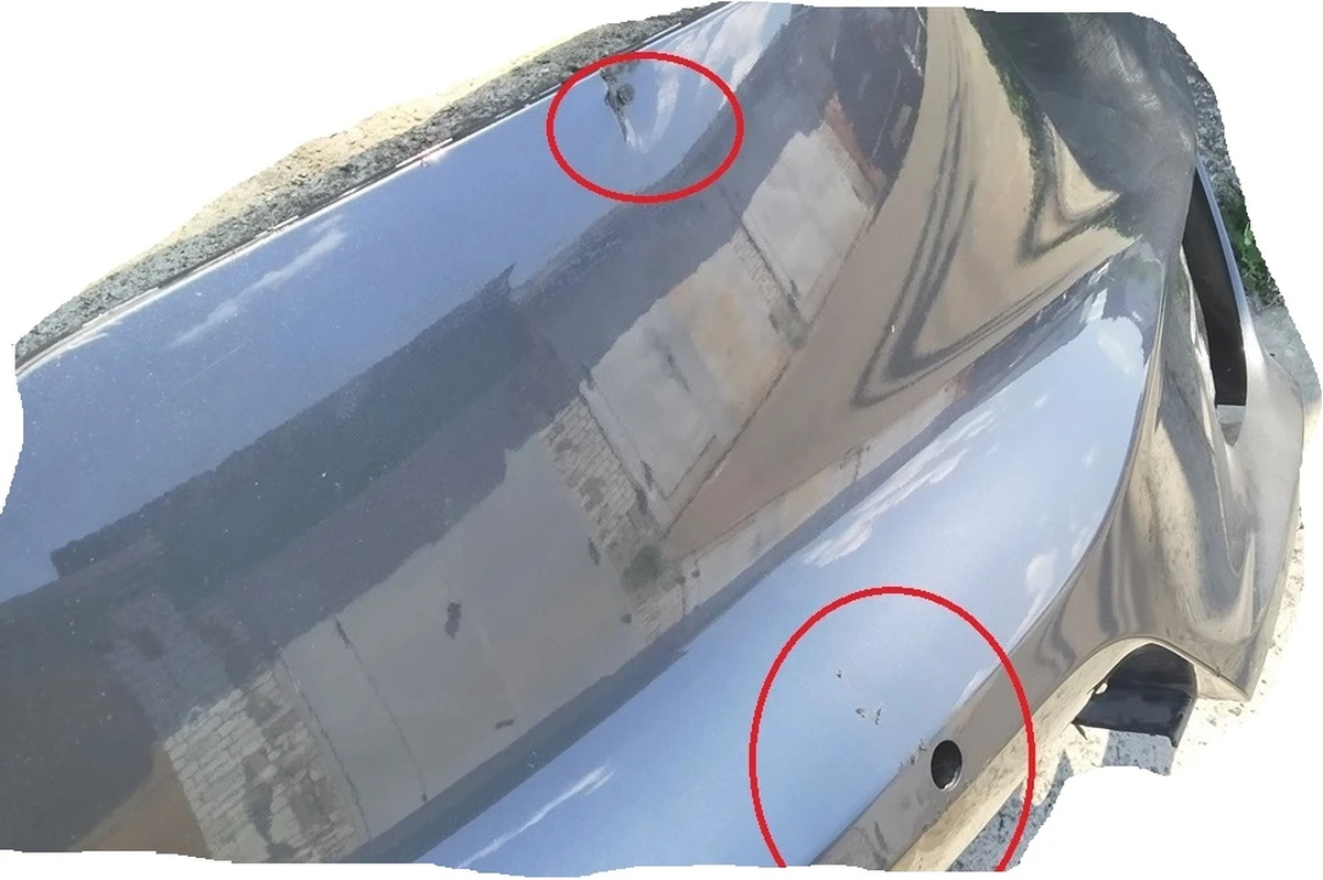 1 Бампер передній MIDNIGHT SILVER METALLIC PMNG із пошкодженням Tesla Model X 1091879-S4-A