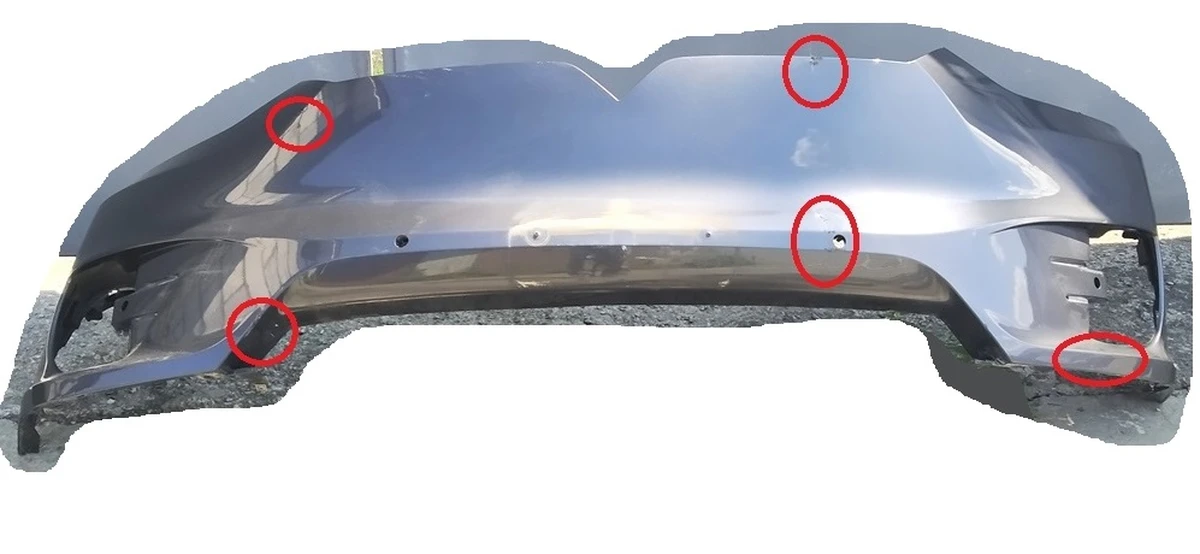 1 Бампер передній MIDNIGHT SILVER METALLIC PMNG із пошкодженням Tesla Model X 1091879-S4-A