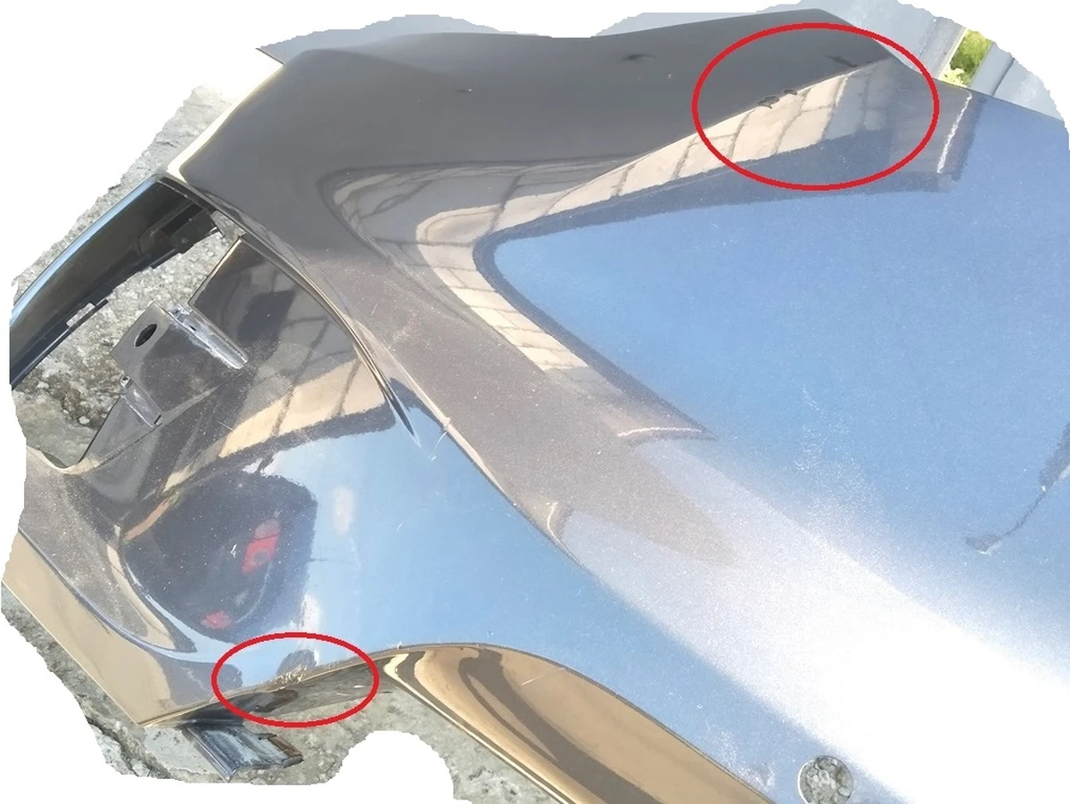 1 Бампер передній MIDNIGHT SILVER METALLIC PMNG із пошкодженням Tesla Model X 1091879-S4-A