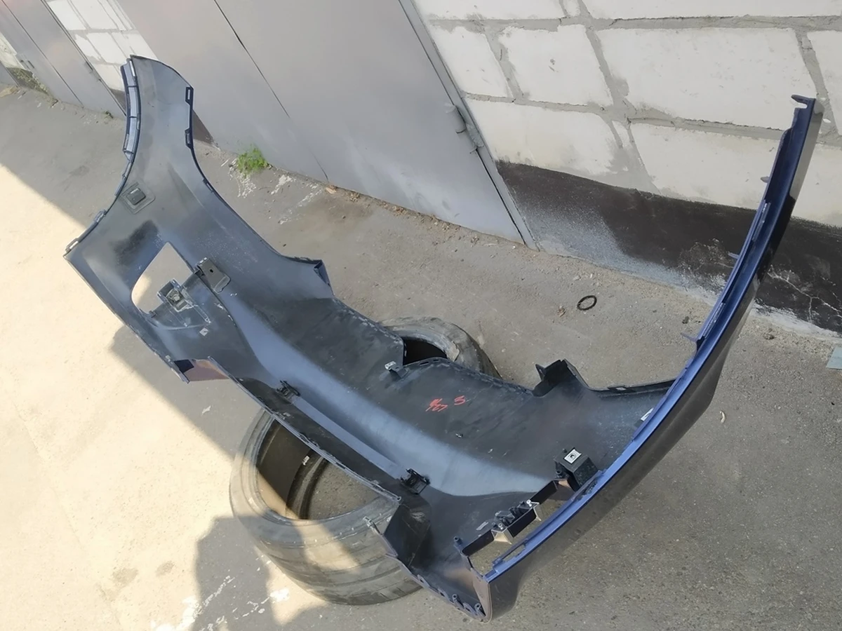 Бампер передній DEEP BLUE METALLIC-PPSB з пошкодженням Tesla Model X 1091879-S5-A