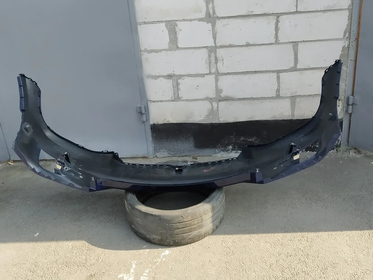 Бампер передній DEEP BLUE METALLIC-PPSB з пошкодженням Tesla Model X 1091879-S5-A