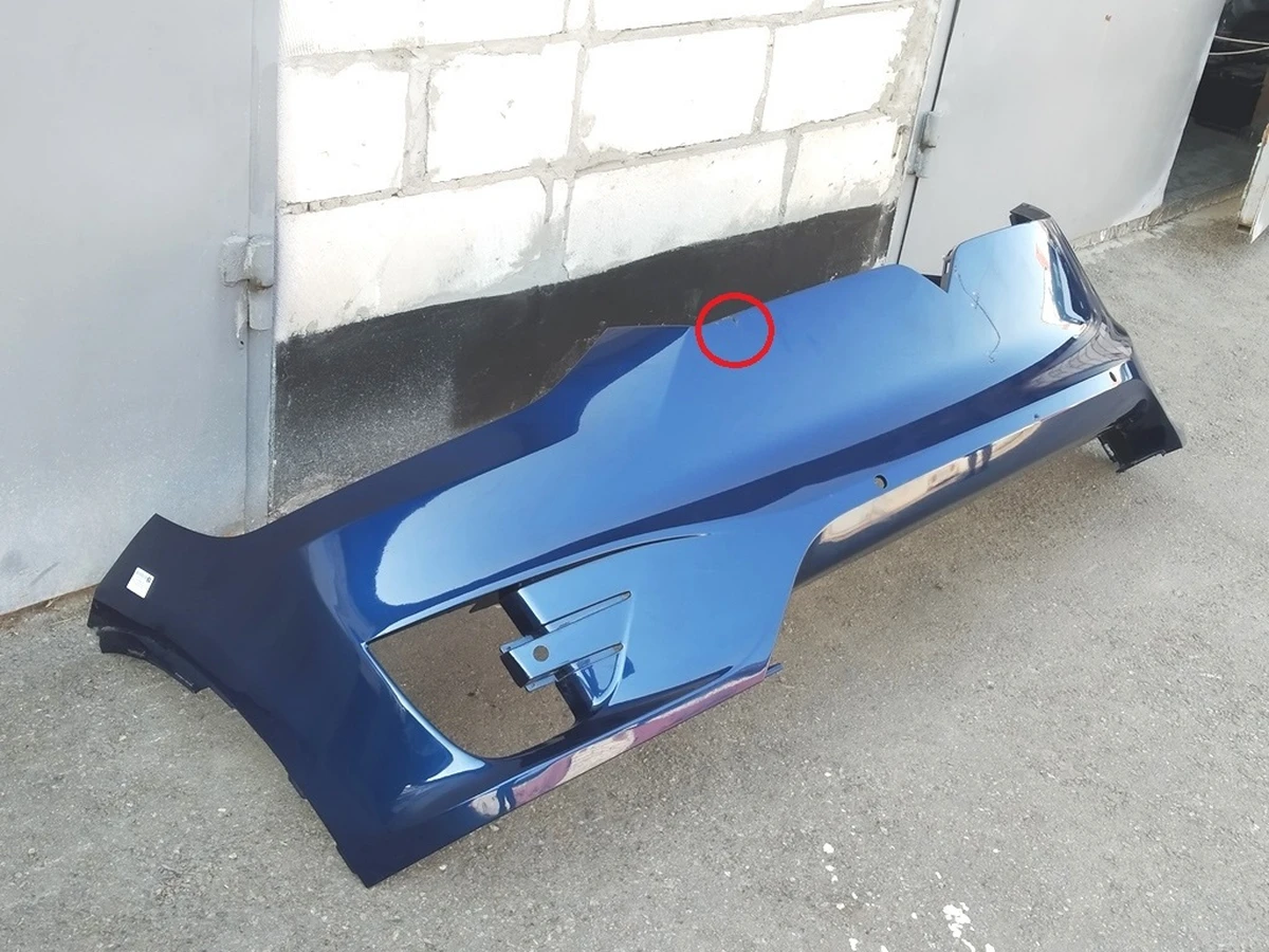 Бампер передній DEEP BLUE METALLIC-PPSB з пошкодженням Tesla Model X 1091879-S5-A