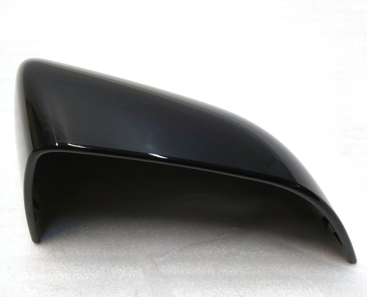 4 EXTERIOR MIRROR SKULL CAP- RIGHT HAND- SOLID BLACK-PBSB Tesla Model 3 1092292-01-D