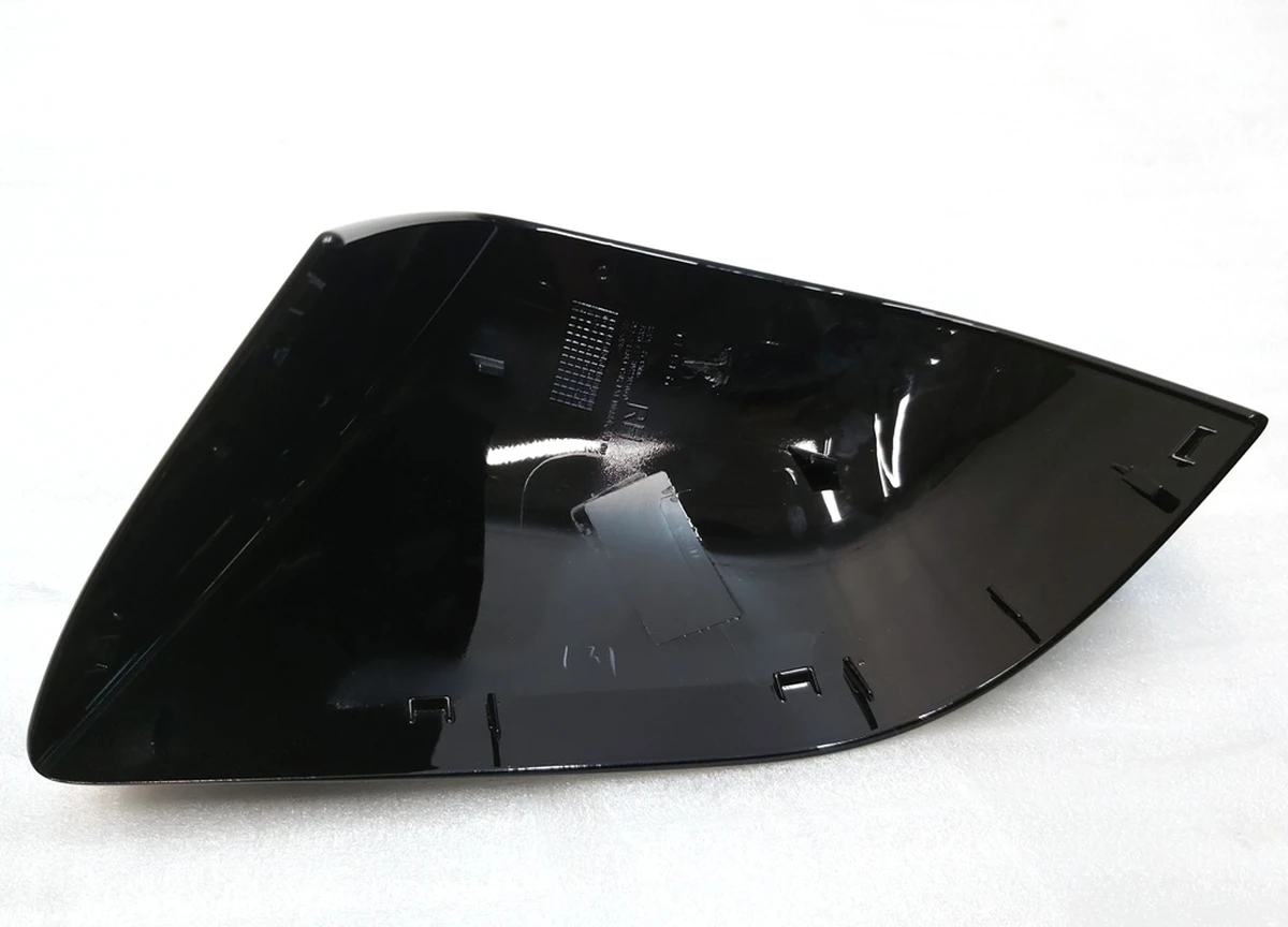 4 EXTERIOR MIRROR SKULL CAP- RIGHT HAND- SOLID BLACK-PBSB Tesla Model 3 1092292-01-D