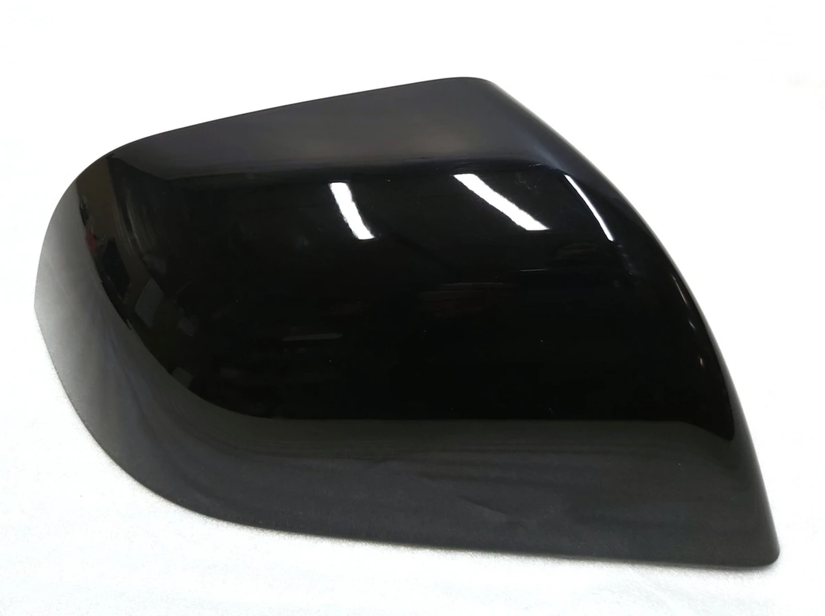 4 EXTERIOR MIRROR SKULL CAP- RIGHT HAND- SOLID BLACK-PBSB Tesla Model 3 1092292-01-D