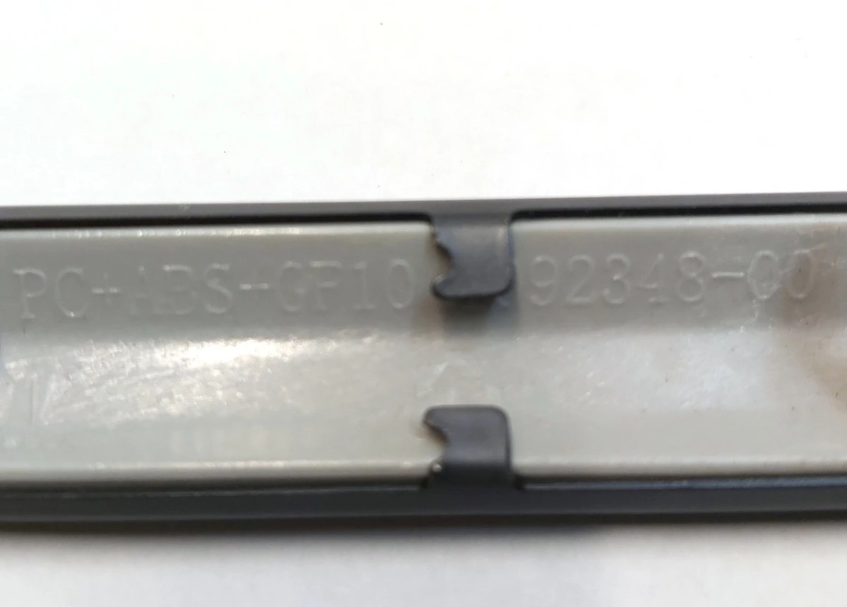 Molding GRAPHITE B pillar trim lower left Tesla model S REST 1024631-S2-G