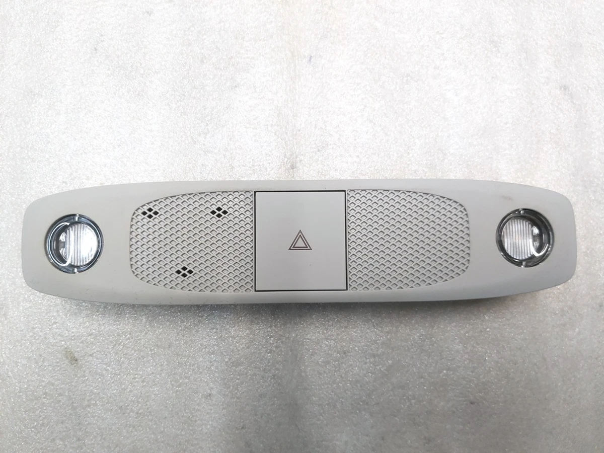 4 Панель освещения с микрофоном и кнопкой аварийного сигнала передний (в сборе) Tesla model 3 1092573-00-M