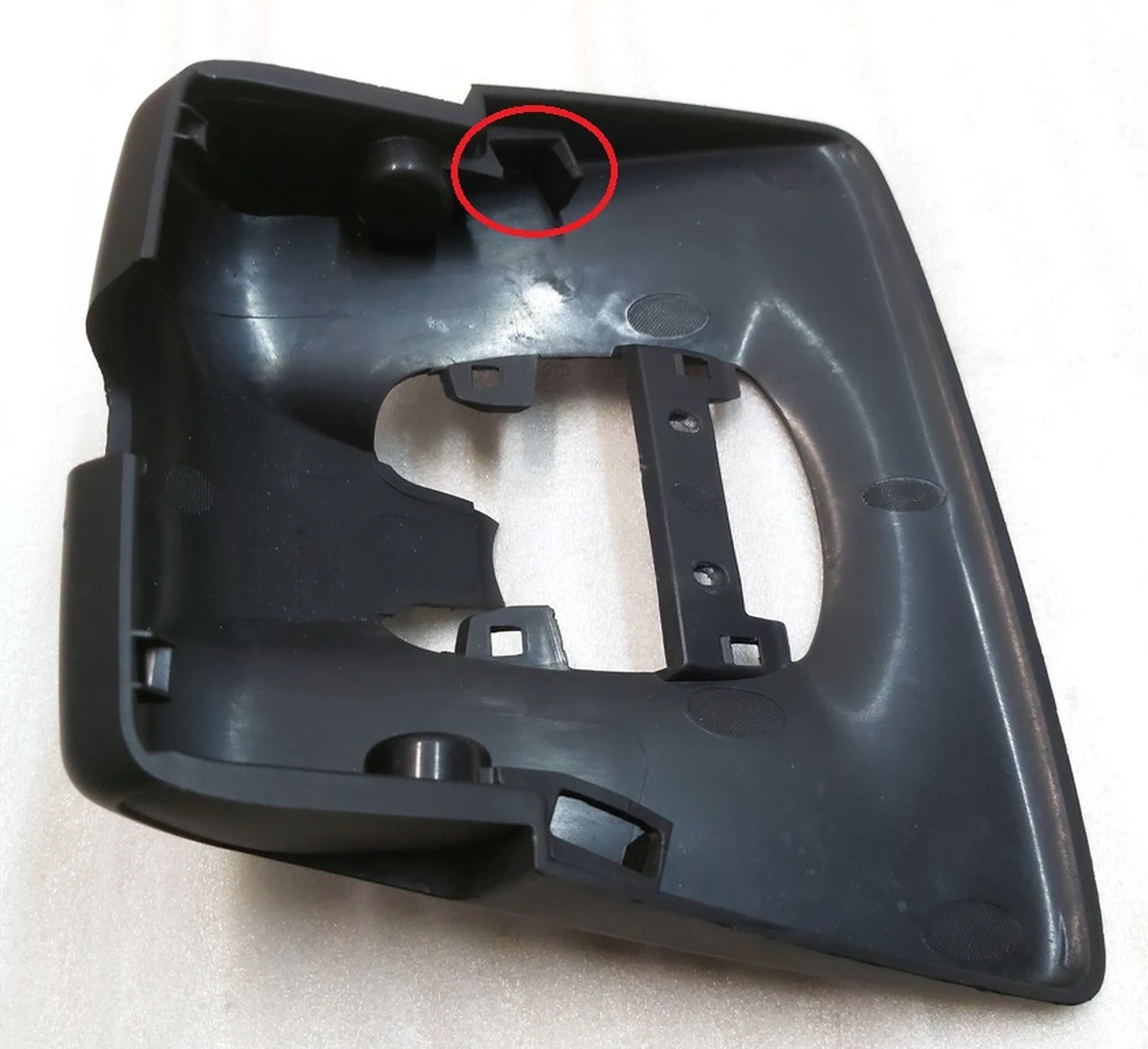 5 ASM, MX RR VIEW MIRROR CVR TRIPLE CAM with damage Tesla model X 1092605-01-D