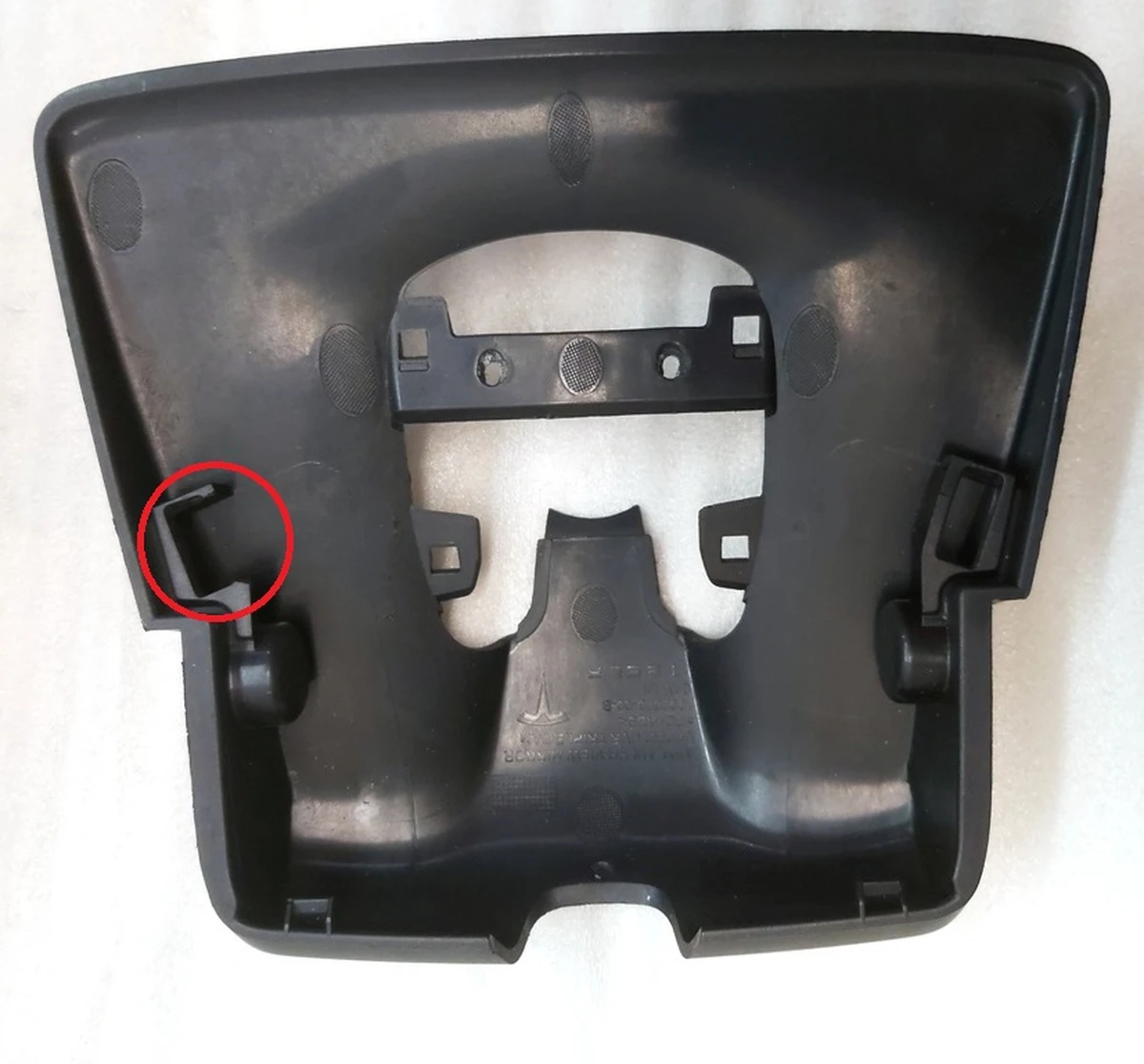 5 ASM, MX RR VIEW MIRROR CVR TRIPLE CAM with damage Tesla model X 1092605-01-D