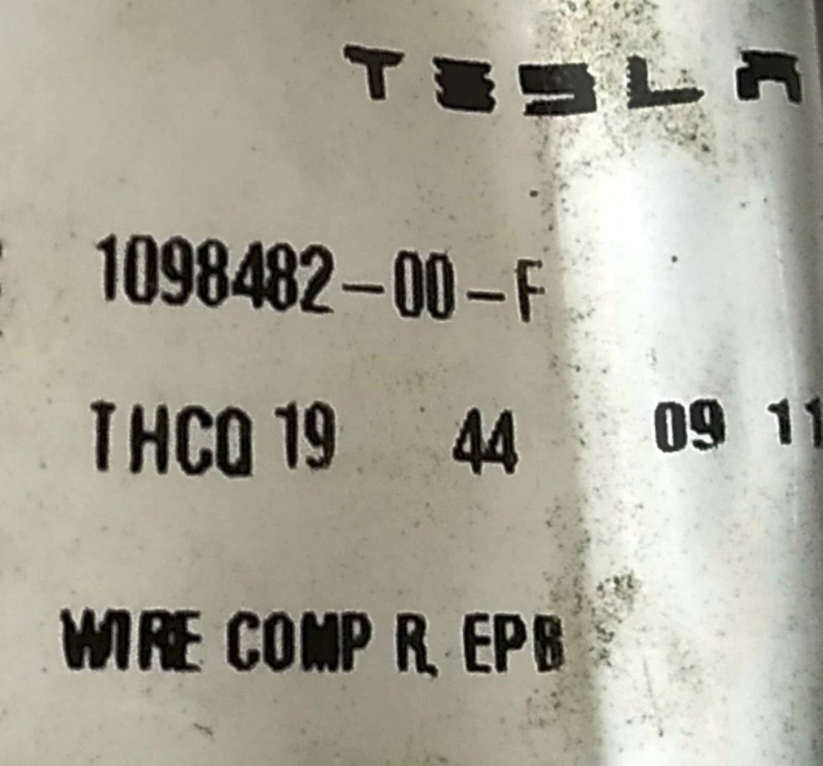 6 ASY,EPB JUMPER,LH,BASE,M3 Tesla model 3 1098482-00-F