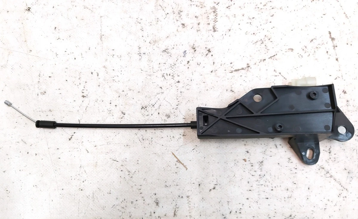 4 M3 FRUNK LATCH ACTUATOR PRIMARY RELEASE with bracket and cable assembly Tesla model 3 1098789-00-D