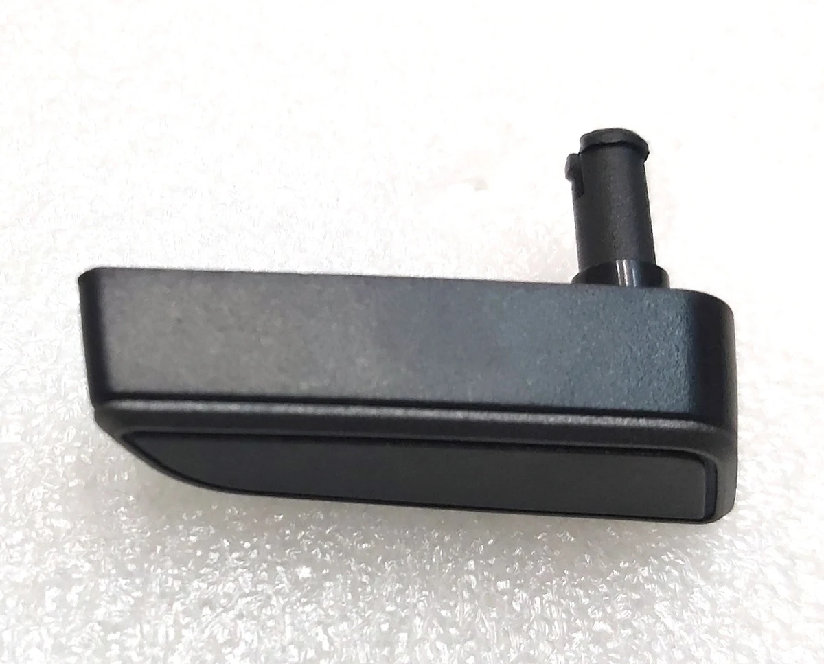 2 FIRST ROW RECLINER BUTTON - LEFT HAND GRAPHITE Tesla Model S REST, Model X, Model 3, Model Y 1098841-00-E