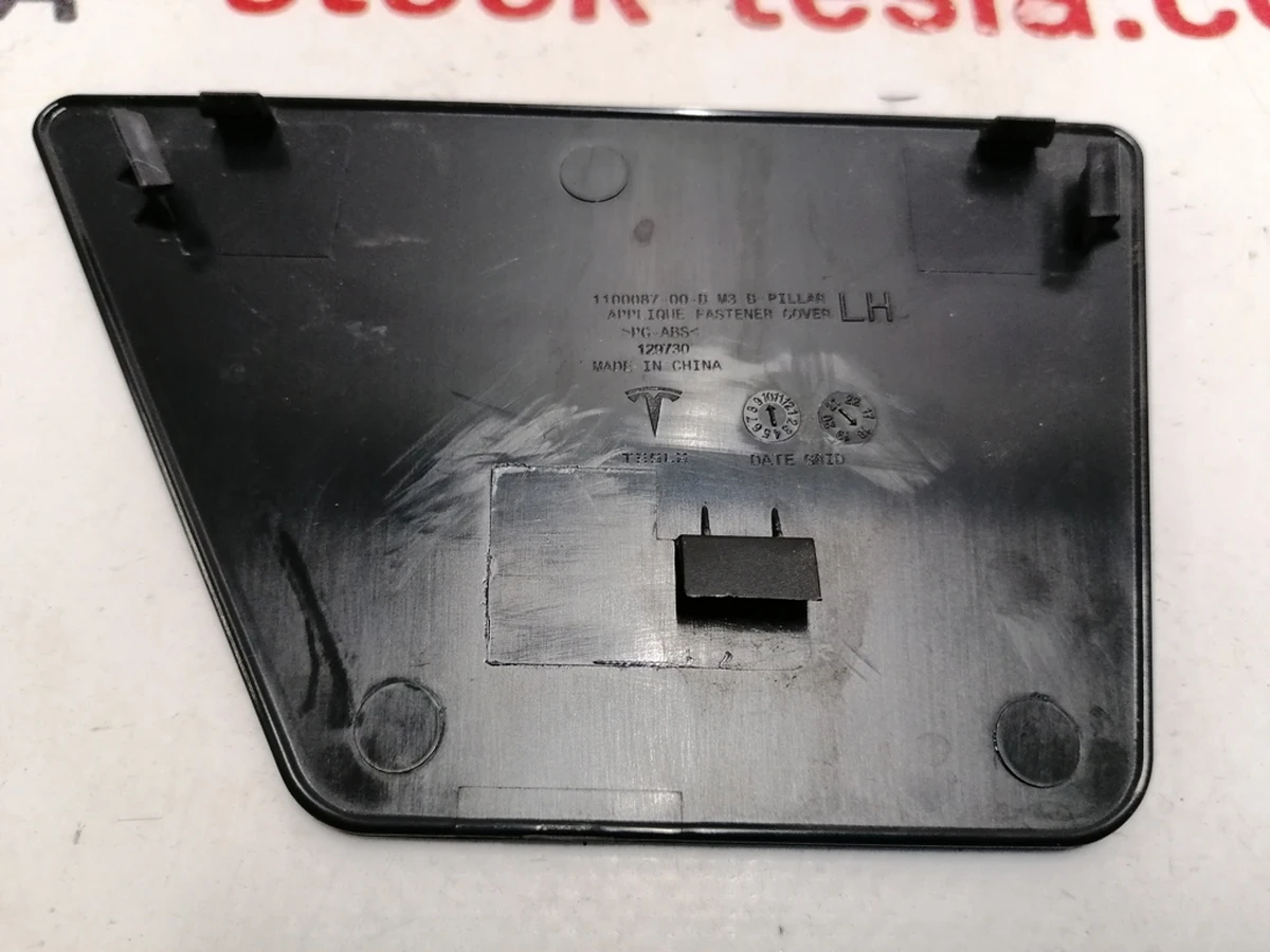 8 Накладка стойки B наружная левая нижний пластик Tesla model 3 1100087-00-D